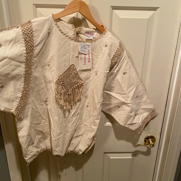 NEW WITH TAGS J.M. Pink Blouse Size Small - Picture 4 of 5